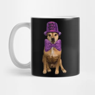 New Years Party Pitbull - Purple Mug